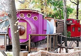 Treehouse Playground: Train Treehouse